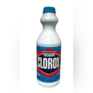 Vintage 1987 Regular Clorox Bleach Empty Bottle